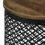 Table d'appoint naturelle et noire