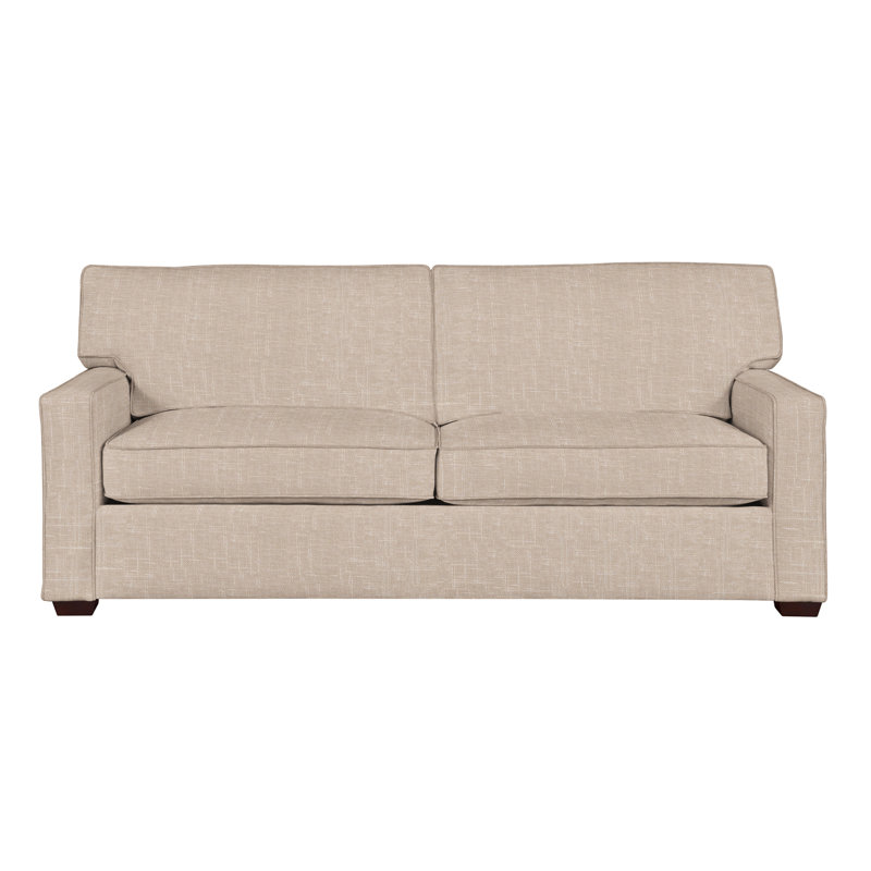 Taylor Upholstered 88'' Sofa, Lena Sand Performance Linen Blend