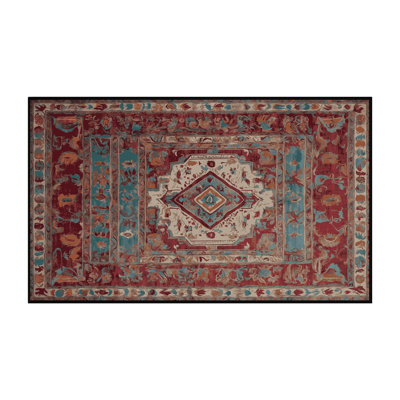 Tapis brun lavable à la machine