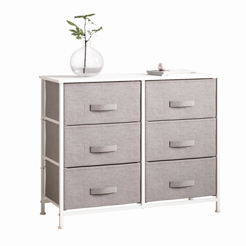 Flickinger Iron 6 - Drawer Chest of Drawers, Grey