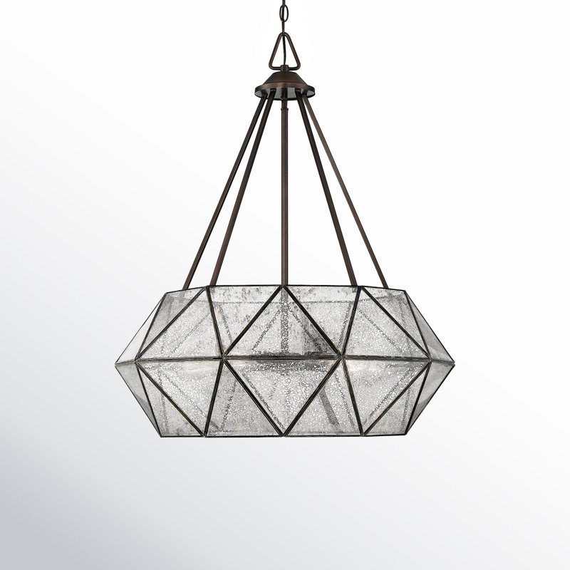Sky 5 - Light Unique Geometric Chandelier