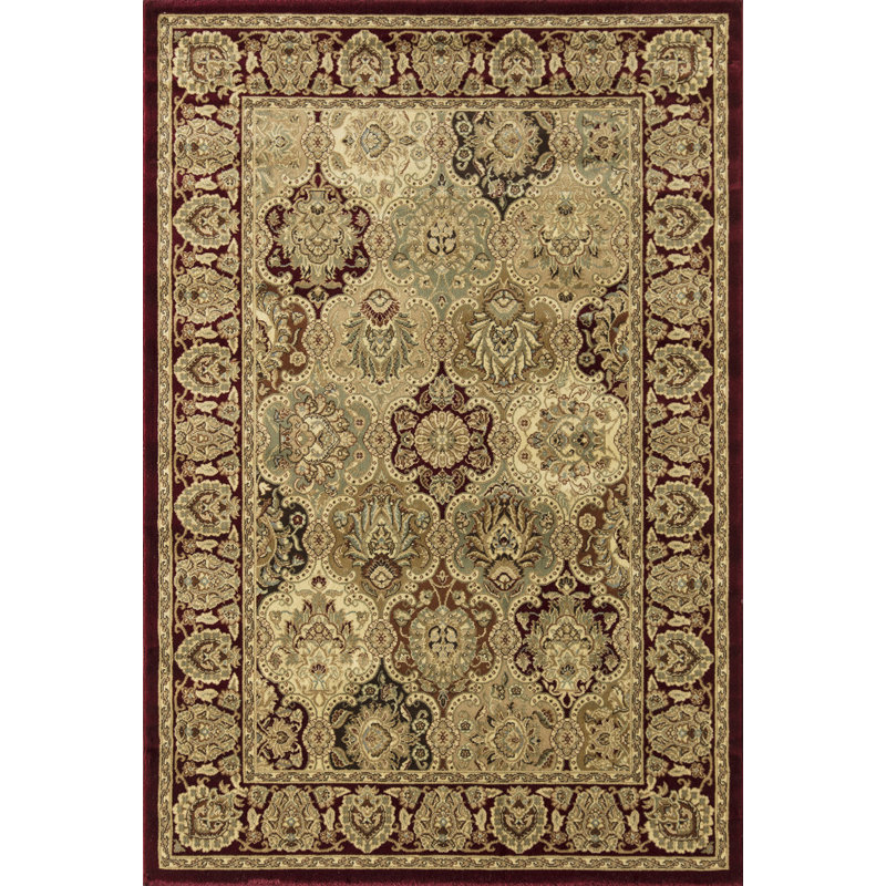 Tapis cerise Gloucester, Rectangle 9 pi 10 po x 13 pi 2 po