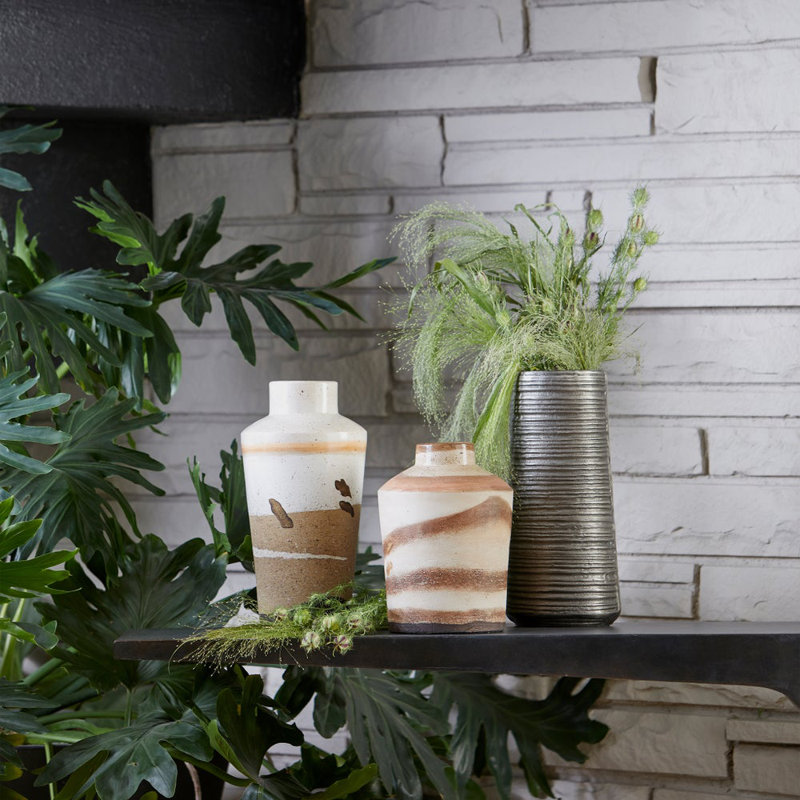 Jasper Handmade Aluminum Table Vase