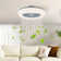 55cm LED Ceiling Fan with Remote Control and Light Kit Included