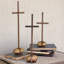  Croix en ferraille - décor de Noël intérieur rustique, ensemble de 3