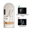 Miroir arqué en aluminium incassable pleine longueur - Basics by Wayfair ™-1349171394-1363628644