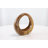 Teak Wood Handmade Round Abstract Decorative Brown Sculpture