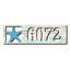 Plaque d'adresse Starfish 1-Line-87206900