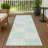 Machine Washable Indoor/Outdoor Chantille ACN2345 Geometric Rug-686937592
