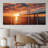 Virginia Landmark At Sunset U.S. States & Territories Wall Decor on Metal
