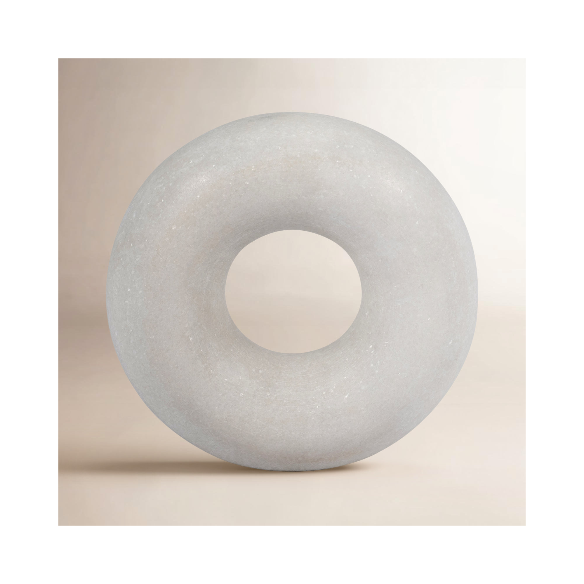 Ellsie Marble Sculpture , 6" H x 6" W x 2" D