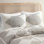 Ensemble d'édredon imprimé 4 pièces avec coussin décoratif