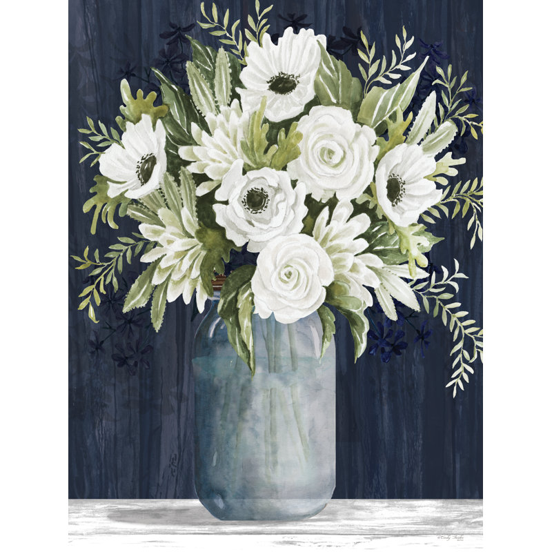" Navy Charm ", 30" H x 20" W  
