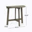 TABLE BISTRO WESTMONT DEMI-ROND, GRIS