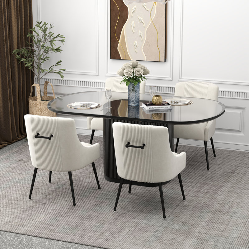 Chaise d'appoint Elian, Beige