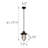 Glossop 1 - Light Single Pendant