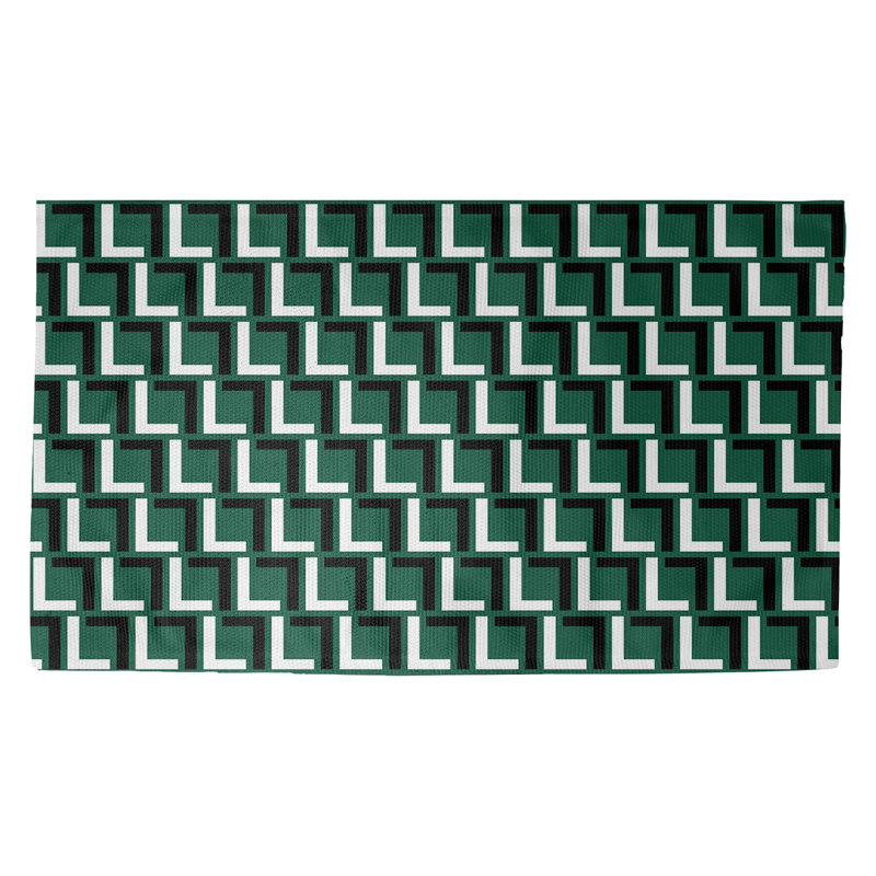 Geometric Indoor Rug, Rectangle 2' x 3'