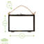 Nicola Spring - Hanging Metal Photo Frames - Black-114190890-114190899-114190889