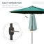 270cm Lighted Tilt Market Parasol-60643842