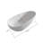 59'' L x 30.7'' W Freestanding Soaking Solid Surface Bathtub