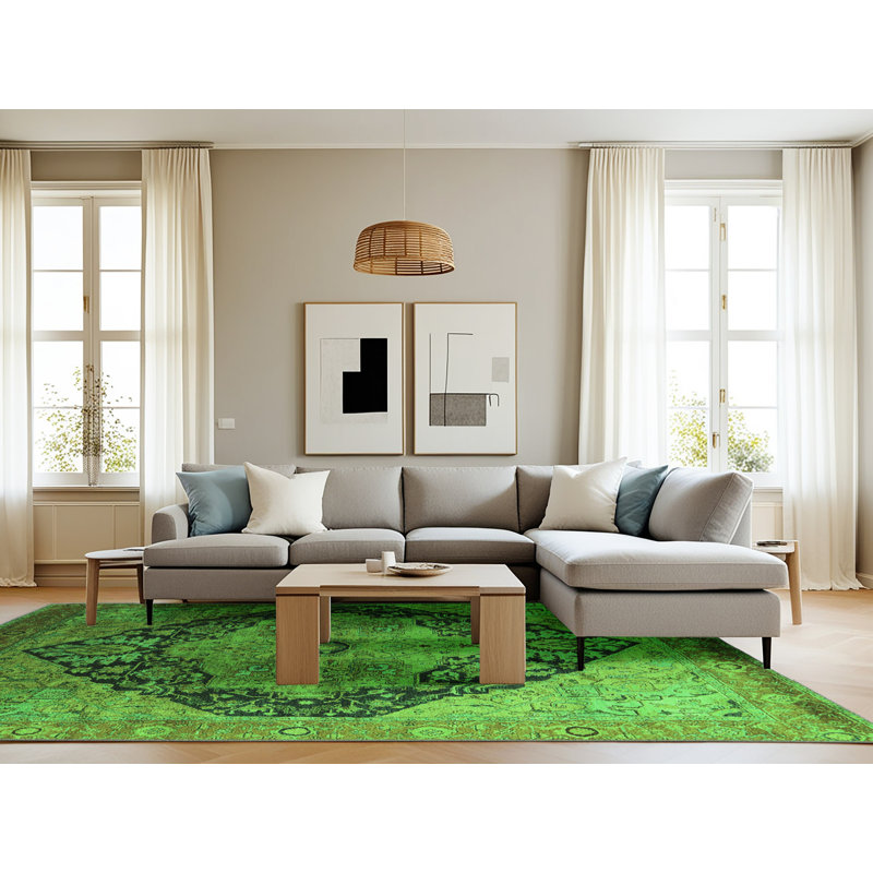 Washable Oriental Indoor Rug, Rectangle 8' x 10'