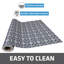 Tapis sous-lavabo XL, doublure d'armoire protectrice pour la cuisine et la salle de bain - absorbant, imperméable et ajustable (24 po x 59 po) (gris indigo) (fabriqué aux États-Unis)-2030351386-2136767580