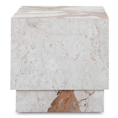 Layla Side Table Breccia Marble by Hokku Designs