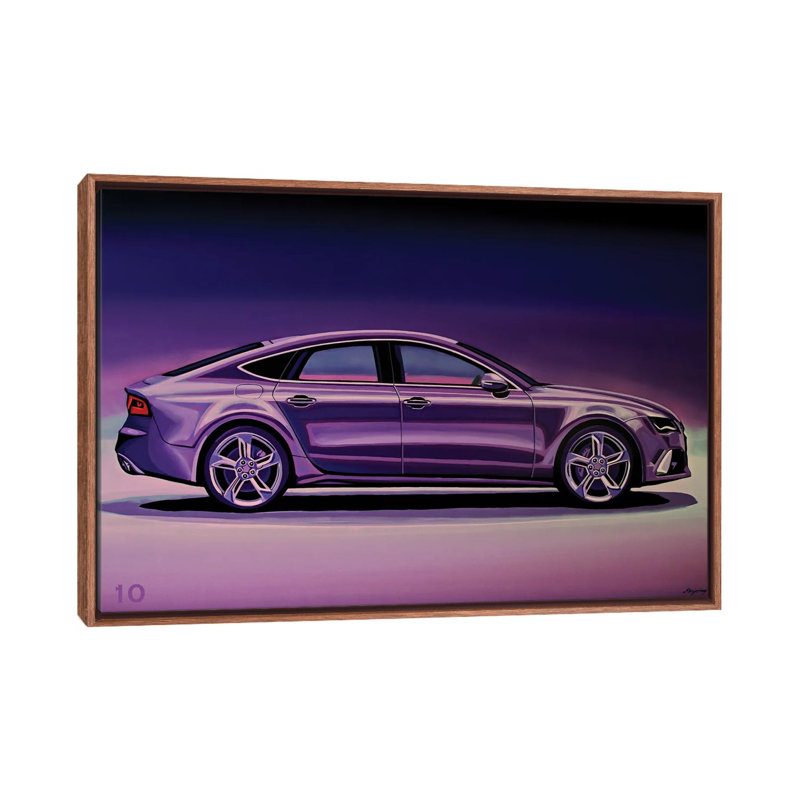 Audi RS7 2013 by Paul Meijering - Floater Frame Print on Canvas
