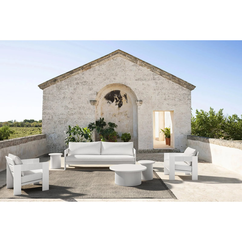 Mykonos 3 Seat Sofa + Polar Cushion