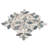 Picturesque Flower 11.81 in. x 11.81 in. Natural Stone Floor and Wall Mosaic Tile (0.97 Sq. Ft. / Each)-92210234