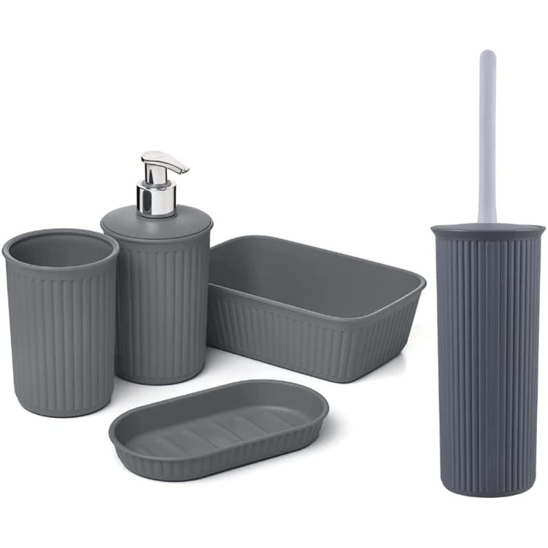 5 Piece Bathroom Accessory Set