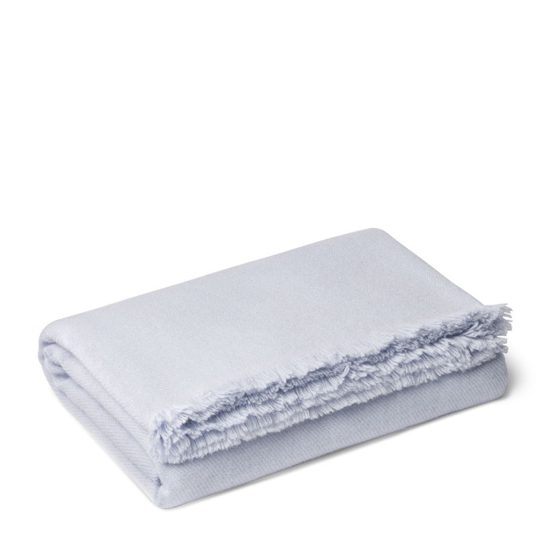 Noe Throw Blanket, Arctic Blue