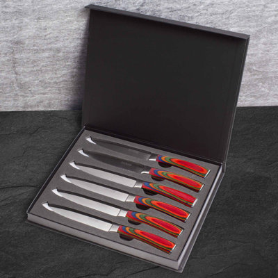 Baltique Marrakesh 6-Piece Serrated Steak Knife Set