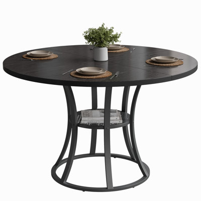 Dining Table with Iron Base
