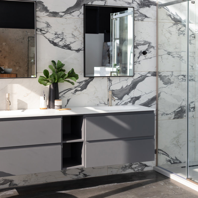 Miroir Olin, Noir mat