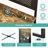 Nedyo 39''W LED Gaming Desk with Hutch and Pegboard, Computer Home Office desks with Power outlet and Shelf-1382720698