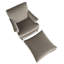 Fauteuil d'appoint en bois Dask