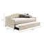 Lit de jour simple avec couchette Madeira-77464501