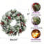 Couronne de Noël artificielle 24 po