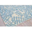Botanica Blue/Ivory New Zealand Wool hand-tufted Area Rug-794815461-774651988