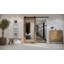 Wyalusing Oak Wood Sliding Barn Door Mirror-1583565734-1583565733