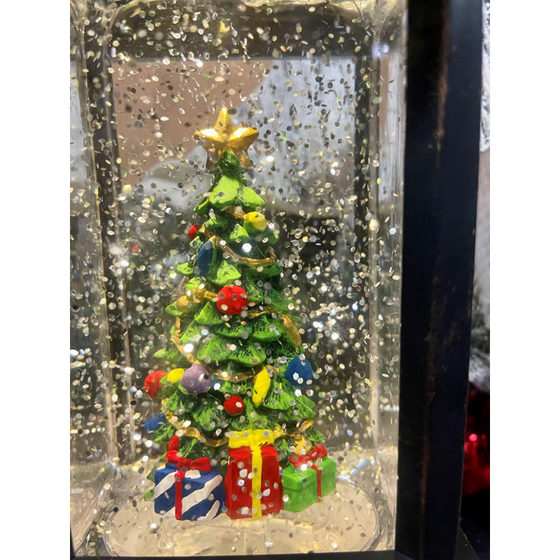 Lanternes à piles de sapin de Noël