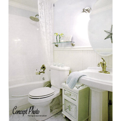 Plastic 1 In. X 2-5/8 In. X 96 In. Length Wall Base in Off White