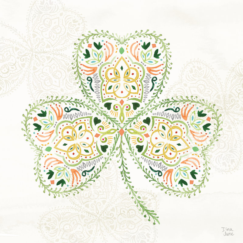 Lucky Charm IV by Dina June - Wrapped Canvas Print, 122cm H x 122cm W