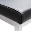Upholstered Counter Stool with Metal Frame-298473558