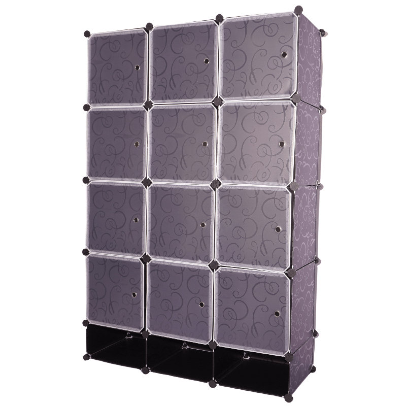 Organisateur de rangement pour garde-robe portatif Rebrilliant