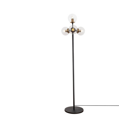Domineca 64.17'' Black Novelty Floor Lamp