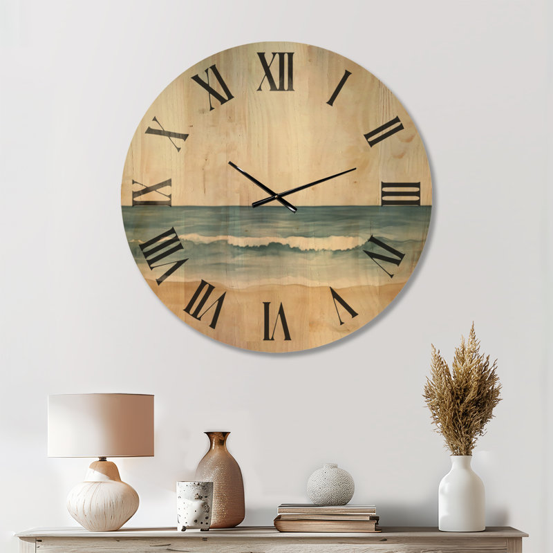 Horloge murale surdimensionnée Seascape, Medium