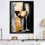 Champagne Collage avec verres - Champagne, art mural-95893071-95893072