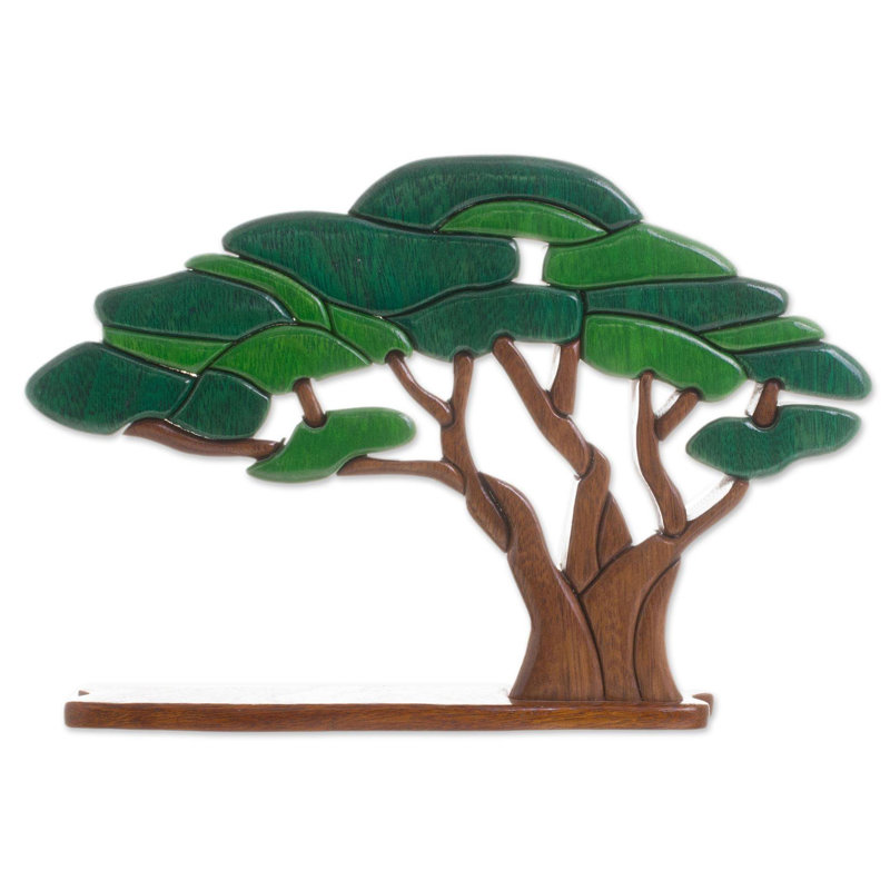 Novica Olive Tree Wood Sculpture